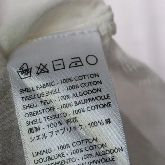 Cleobella Anthropologie Antonia Button Peasant Blouse White Boho Small H13419 - Picture 10 of 11